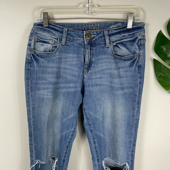 Dl1961 nettle ankle distressed crop jeans - Picture 4 of 11